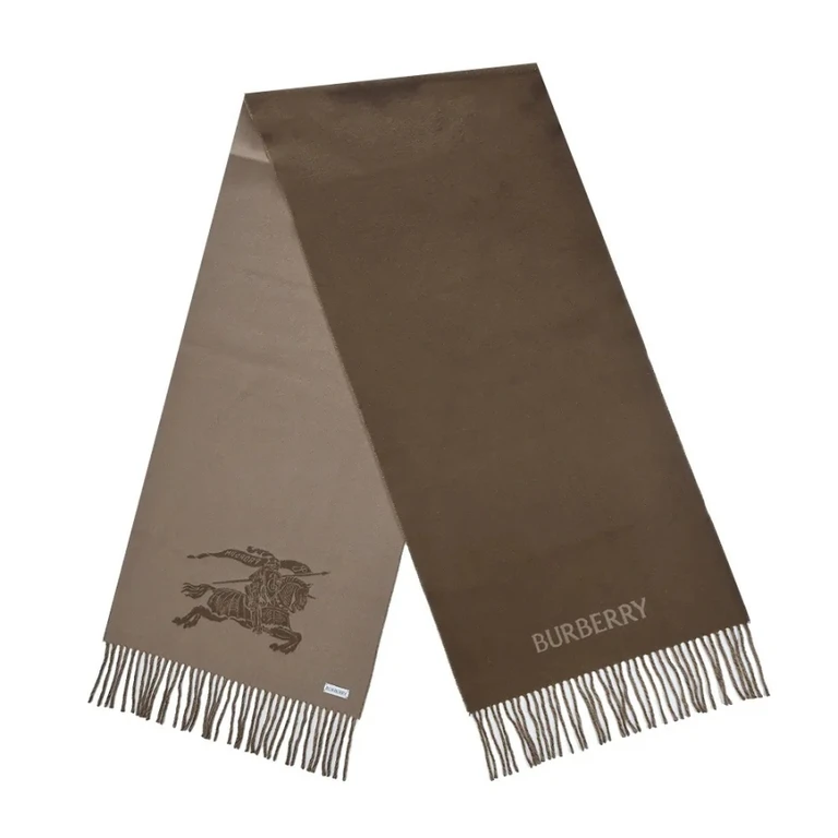 Burberry Cashmere Knight Jacquard Scarf