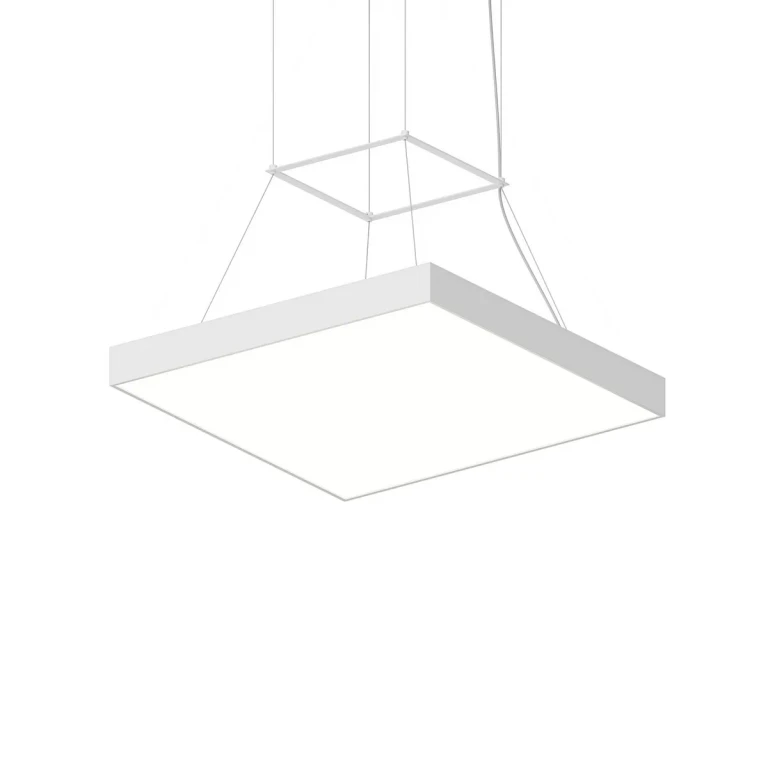 Satin White LED Pendant from the Pi Collection