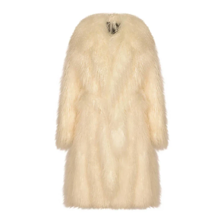 Simonetta Ravizza Manteau Au Genou - Beige
