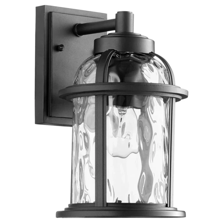 Quorum Winston 12" Outdoor Wall Light in Noir