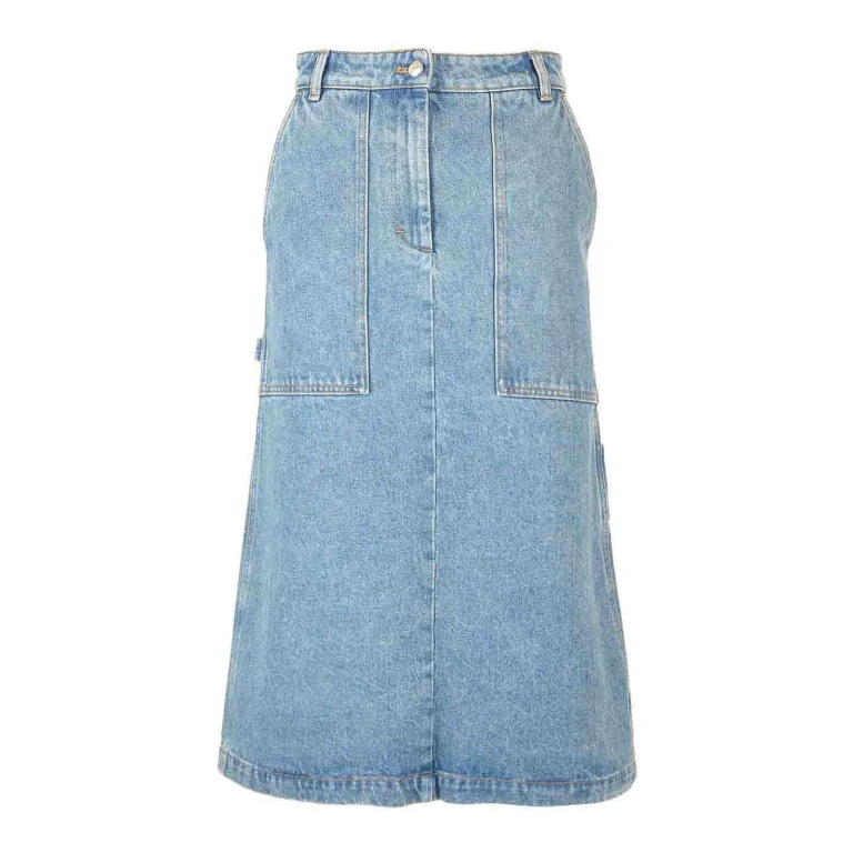 Jupe Midi Maison Kitsuné - Bleu
