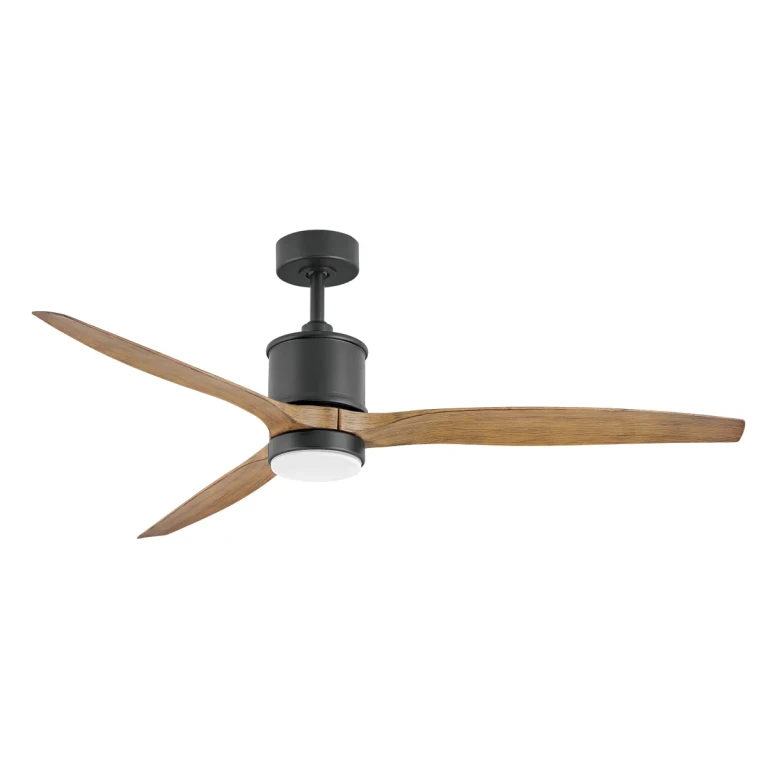 Hinkley Hover LED 60" Indoor/Outdoor Ceiling Fan in Matte Black - 900760FMB-LWD