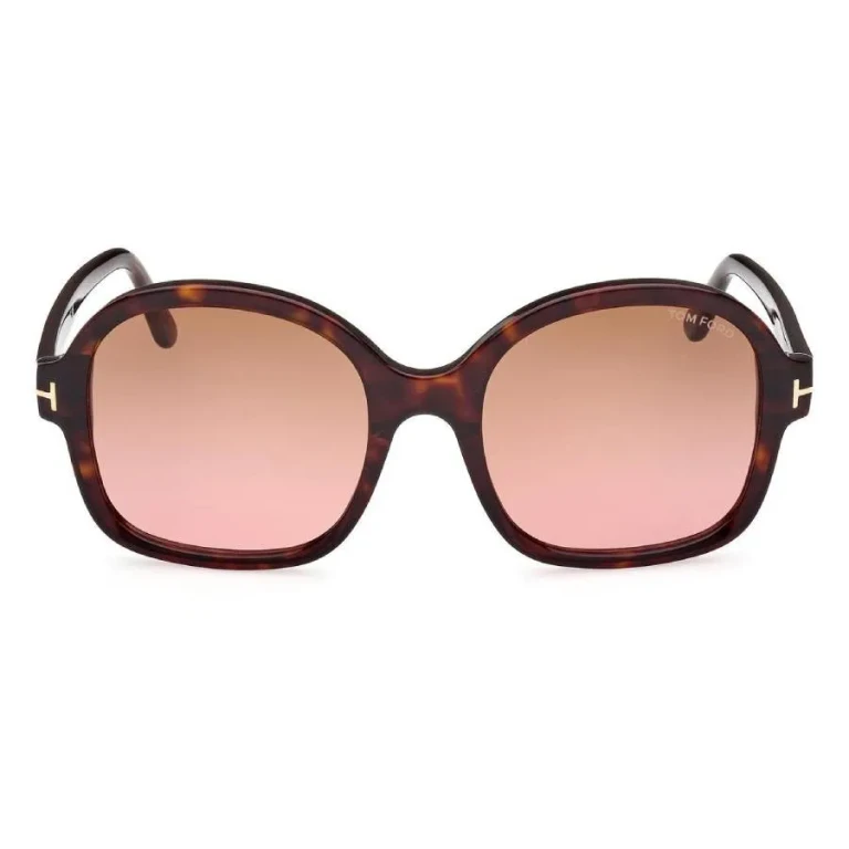 Tom Ford Hanley Brown Butterfly Ladies Sunglasses FT1034 52F 57