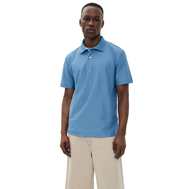 Missoni 短袖 Polo 衫 浅蓝色系 M