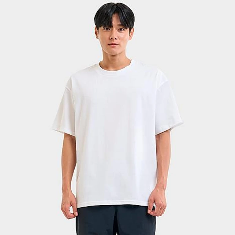 Men's Heavyweight Oversized T-Shirt in White Size: XS
