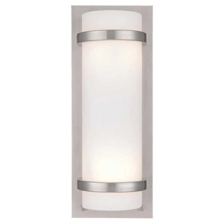 2-Light Wall Sconce in Brushed Nickel