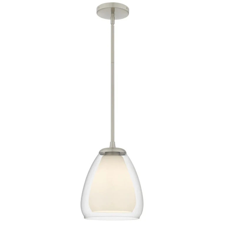 Brushed Nickel Mini Pendant from the Vivienne Collection