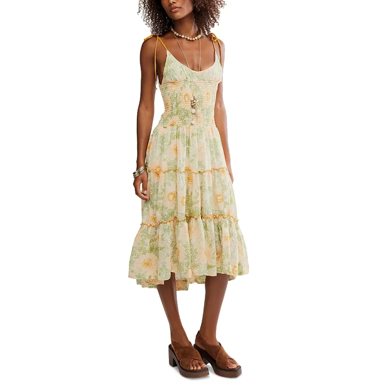Free People Adriel Midi Dress