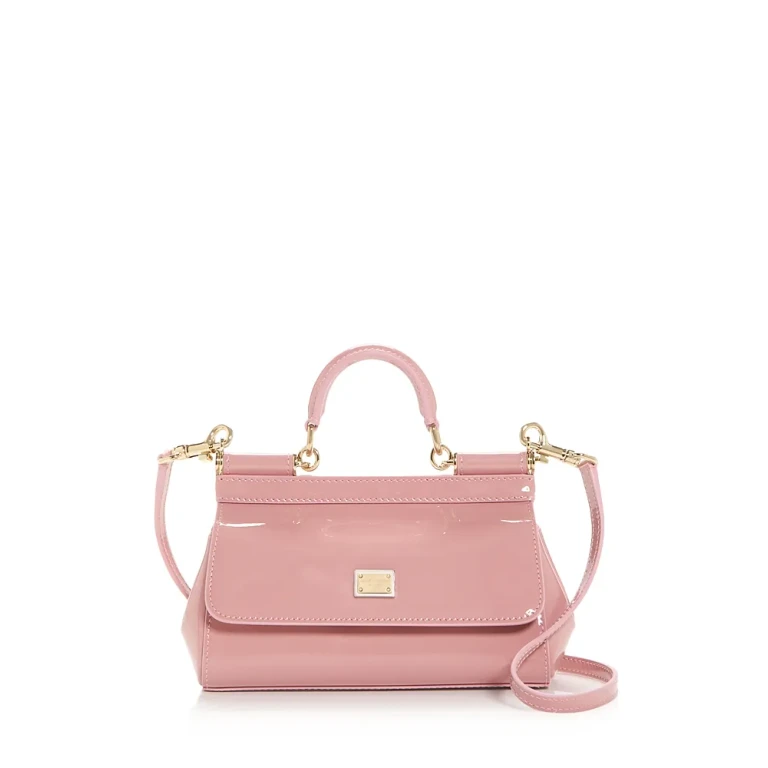 Dolce & Gabbana Sicily Leather Top Handle Bag