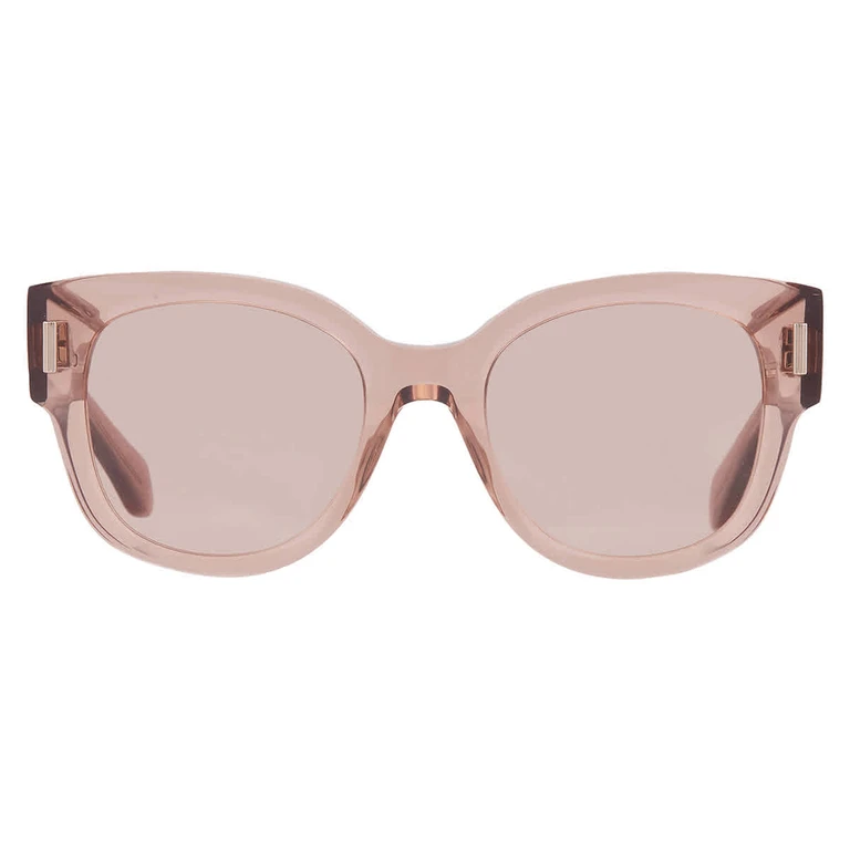 Ferragamo Pink Oval Ladies Sunglasses SF2007S 260 51