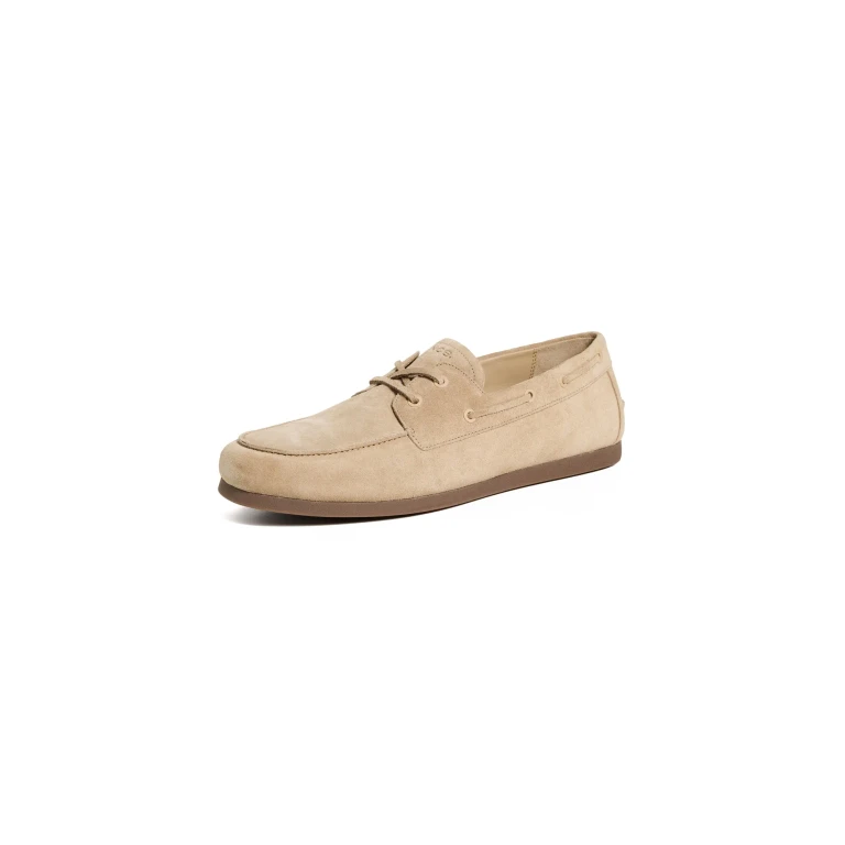 Vince Marin Suede Boat Shoes sand trail 13