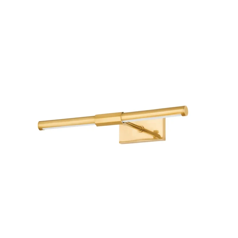 Aged Brass LED Picture Light from the Melbourne Collection