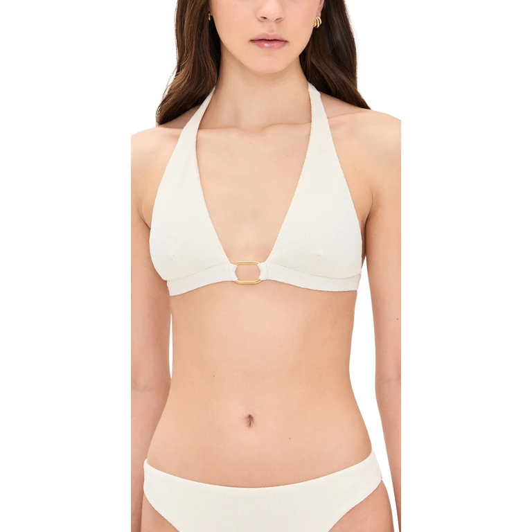 ViX Paula Hermanny ViX Paula Hermanny x Rosie Huntington-Whiteley Jo Tracie Bikini Top White XL