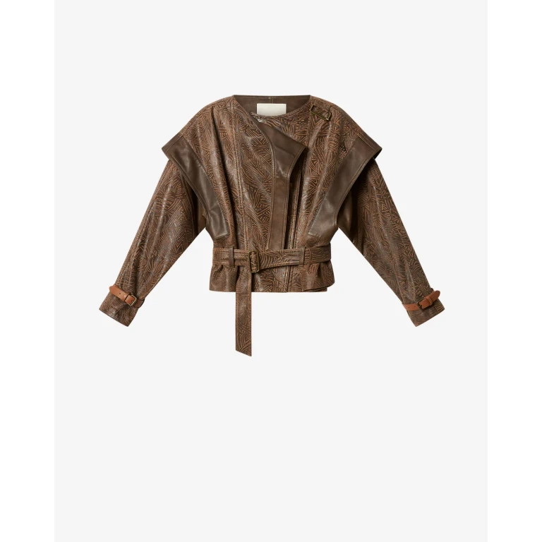 Veste Erine - Femme - Chocolat - Taille 34 - Isabel Marant