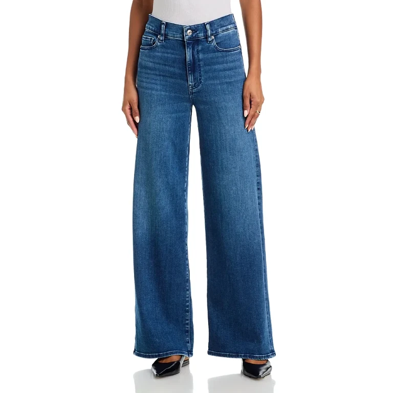 Frame Le Slim Palazzo High Rise Jeans in Reign