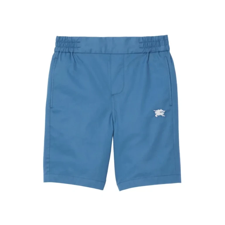 Burberry EKD Embroided Cotton Shorts