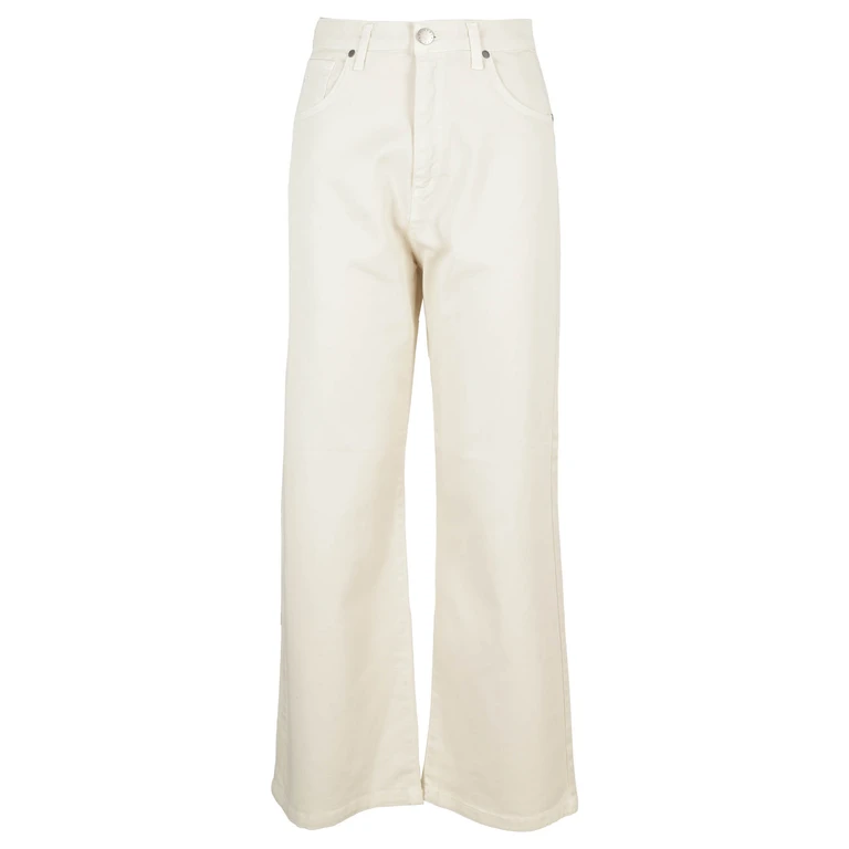 Federica Tosi Pants White Cotone Pantaloni - Women