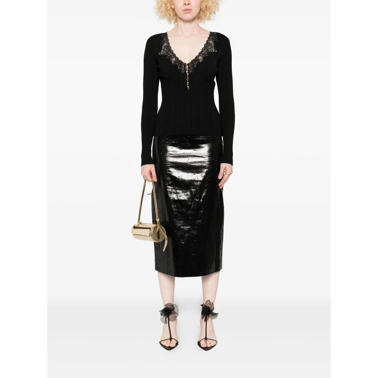 Self-portrait Sweaters Black Viscose - Women