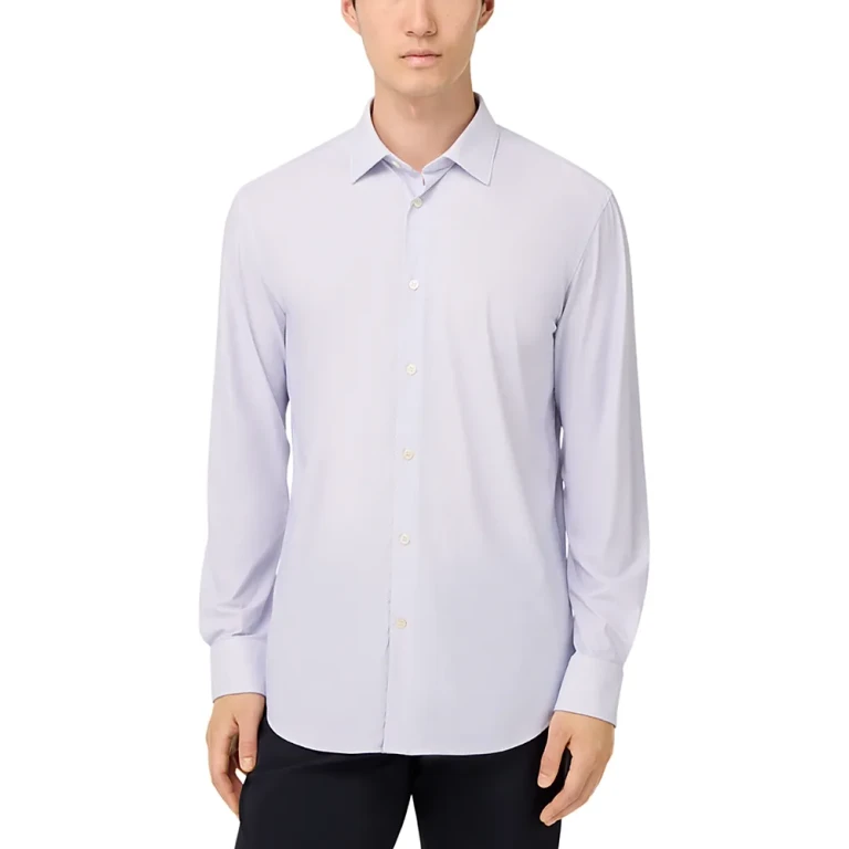 Boggi Milano Slim Fit Stretch Nylon Shirt