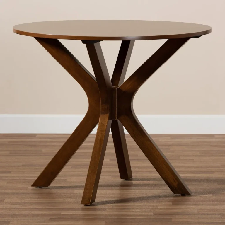 Kenji Medium Brown Round Dining Room Table