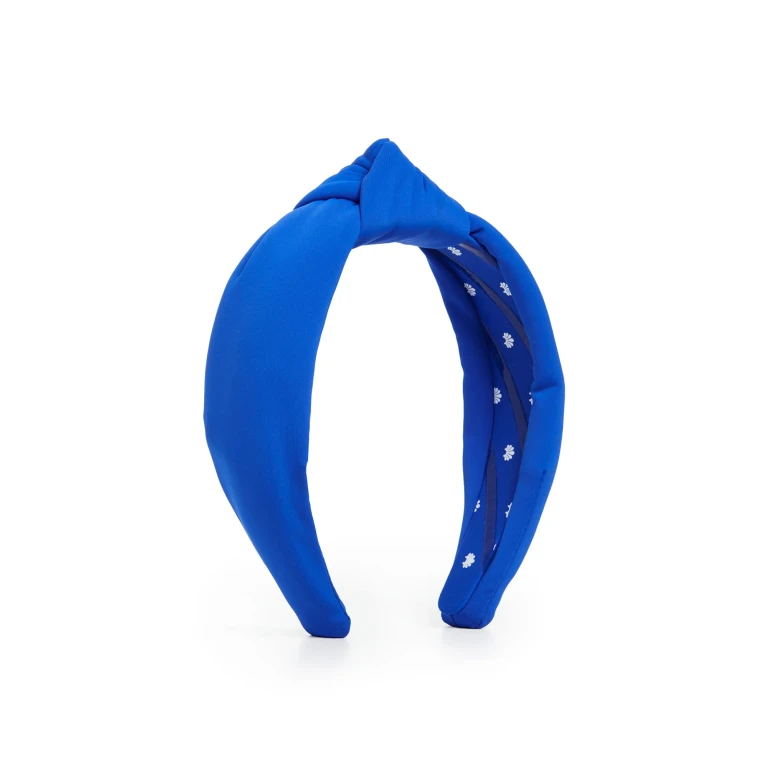 Lele Sadoughi Neoprene Knotted Headband Jet One Size