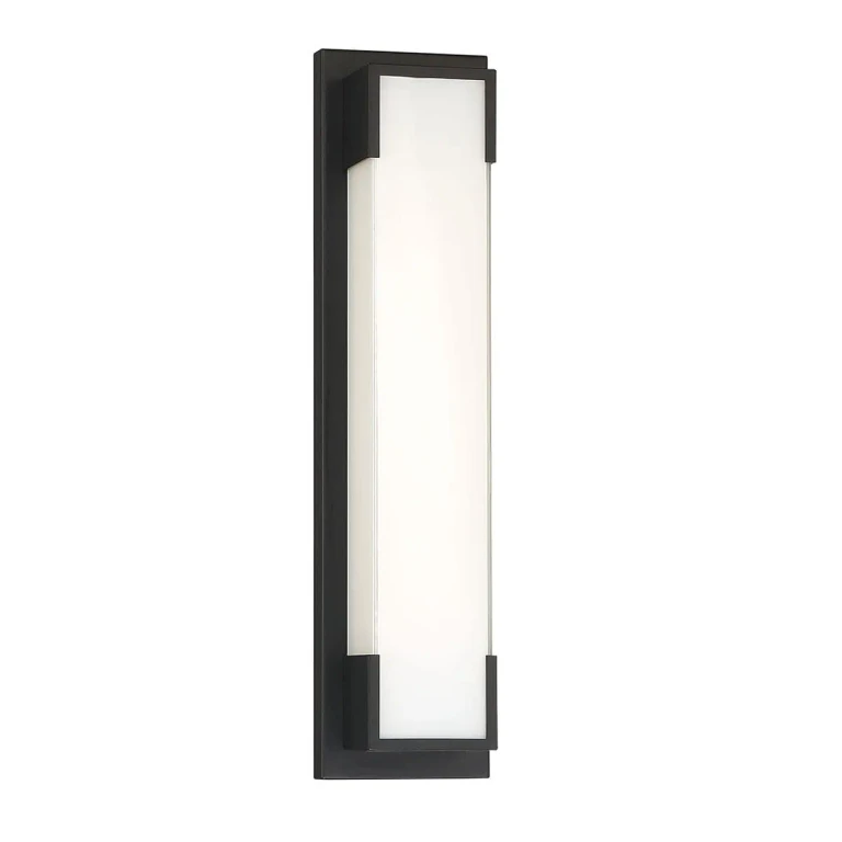 Black LED Outdoor Wall Mount from the Thornhill Collection