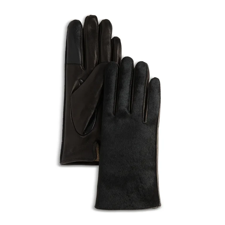 Cashmere Lined Calf Hair Gloves - Exclusive