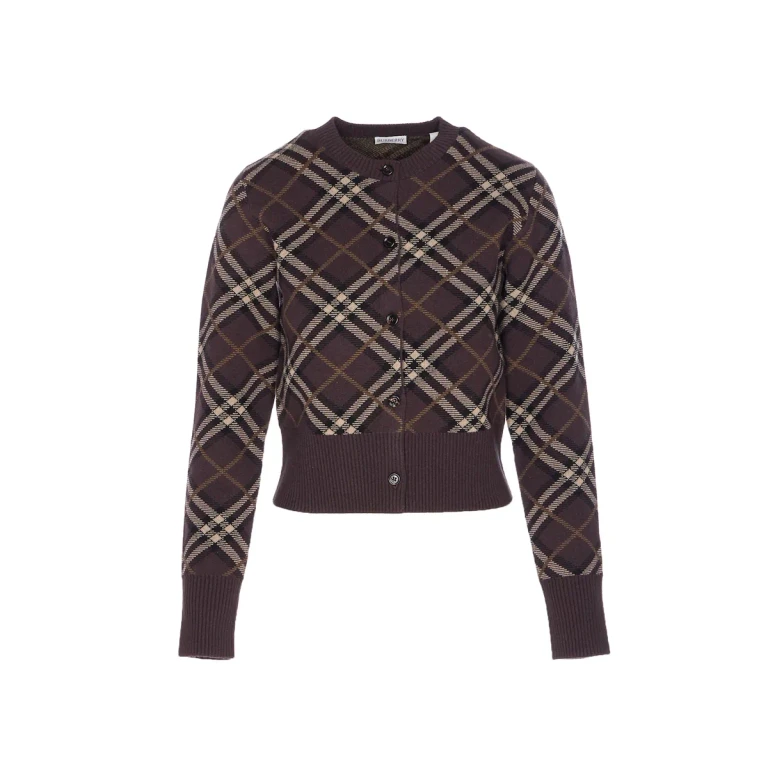 Burberry Check Cardigan