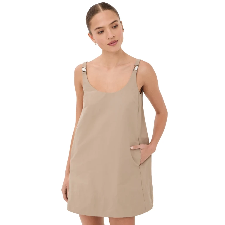 STAUD Glade Minikleid Schwarz S