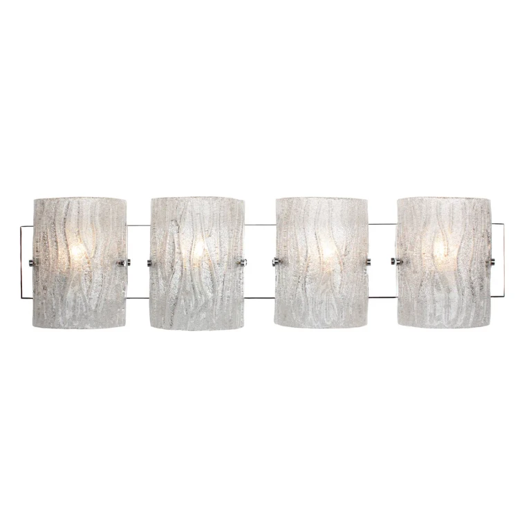 Chrome Four Light Bath from the Brilliance Collection