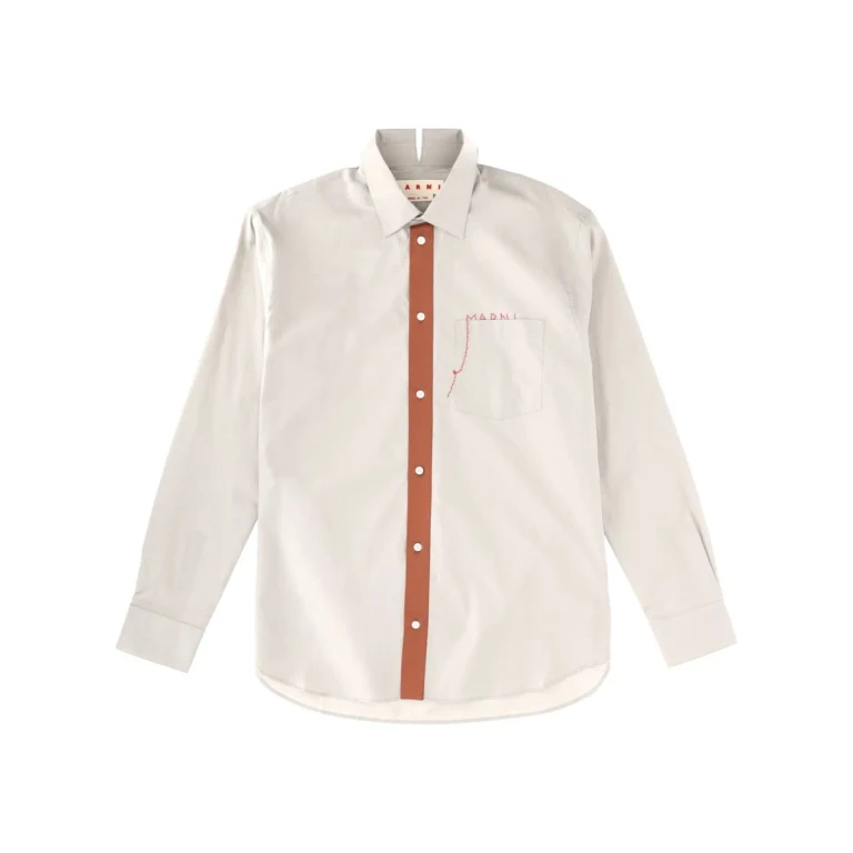 알렉산더 맥퀸 자수 로고 셔츠