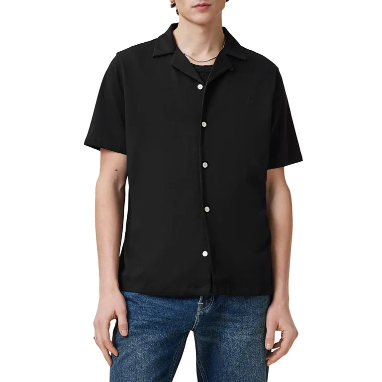 Allsaints Hudson Short Sleeve Button Down Shirt