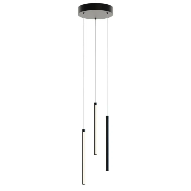 Black LED Pendant from the Rosemont Collection