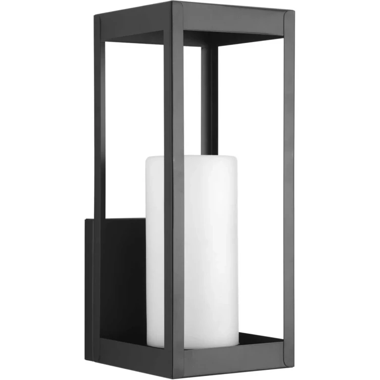 Black One Light Wall Lantern from the Patewood Collection