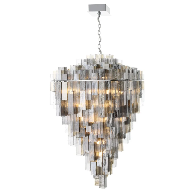 Chrome 46 Light Chandelier from the Altesa Collection