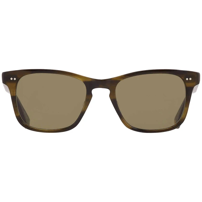 Garrett Leight TORREY SUN Green Square Sunglasses 2148 DGFR/GRN 51