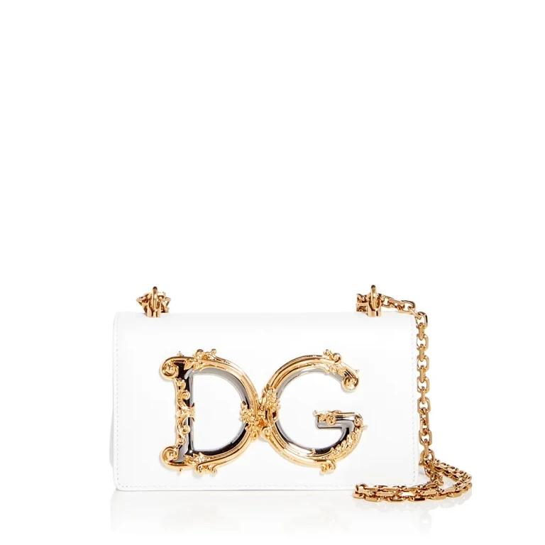 Dolce & Gabbana Calfskin Dg Girls Phone Bag