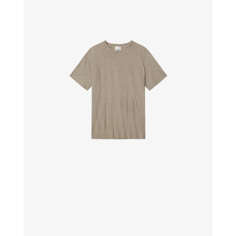 Tee Shirt Leon - Homme - Noir-beige - Taille XS - Isabel Marant