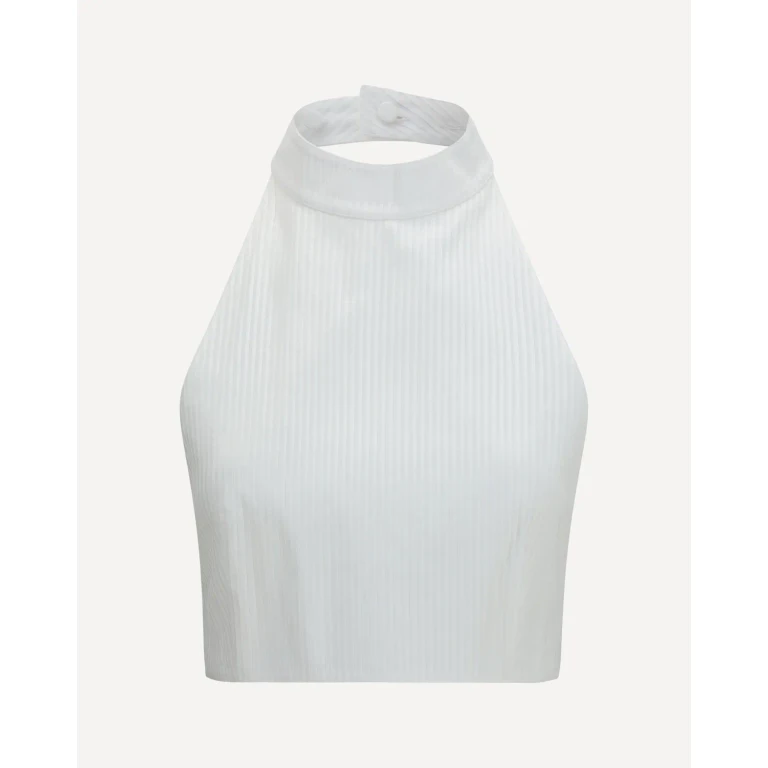 ALAÏA Cotton poplin plastron Top Female 36