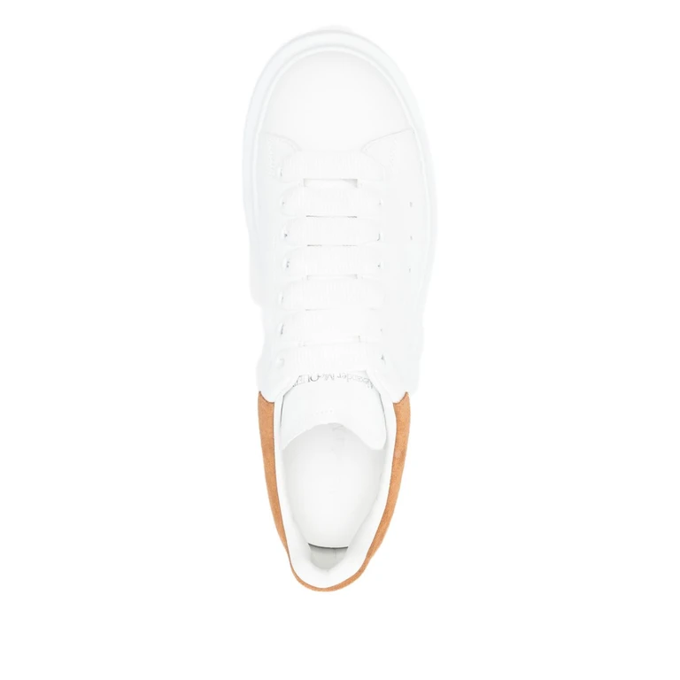 Alexander Mcqueen Oversized Zebra-panelled Leather Sneakers