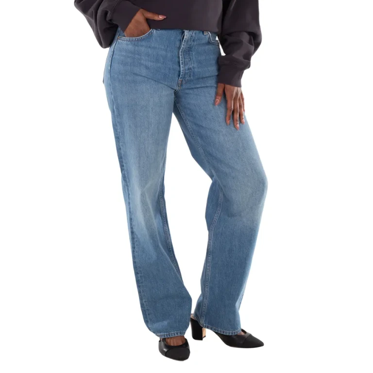 Anine Bing Gavin Long Denim Jeans