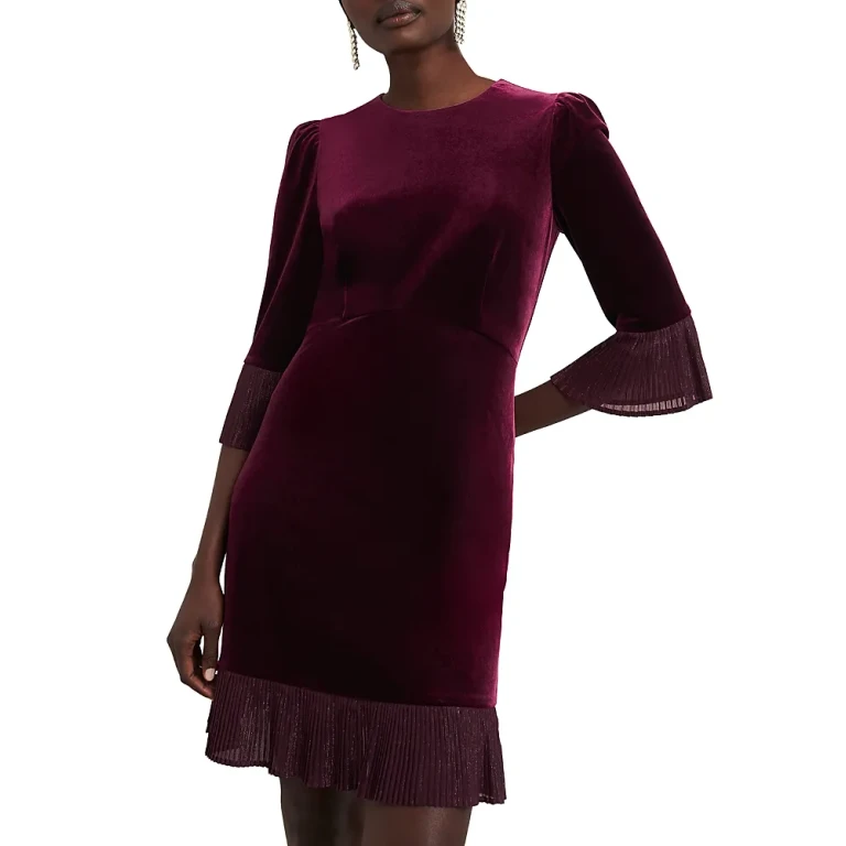 Hobbs London Ashley Velvet Dress