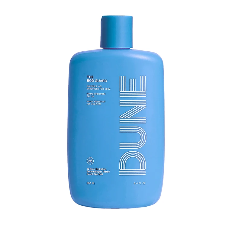 Dune The Bod Guard Invisible Gel Body Sunscreen Spf 30 8.4 oz.