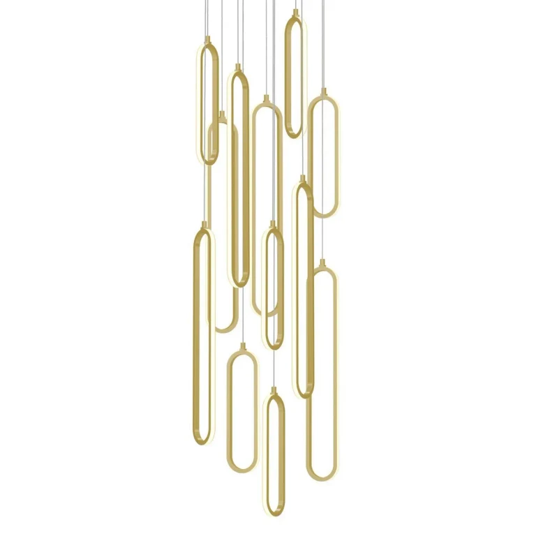 Gold LED Pendant from the Sienna Collection