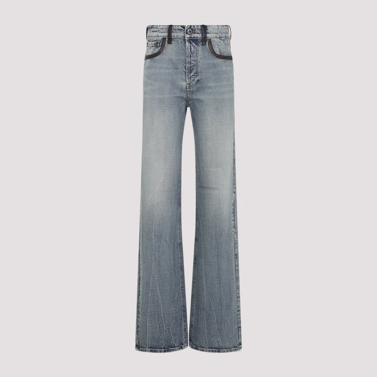 Miu Miu Cotton Jeans Blue - Women