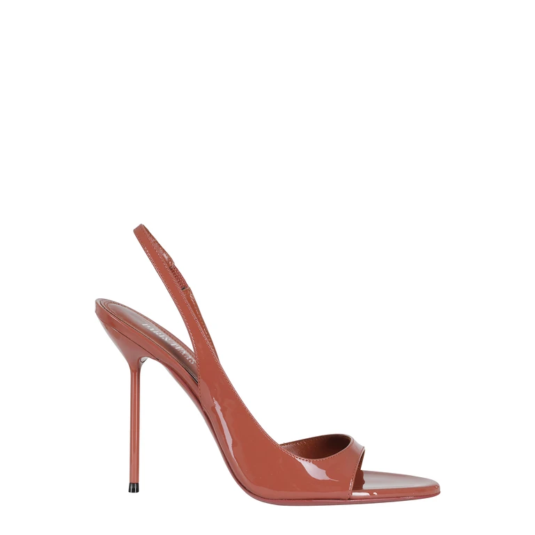 Paris Texas Lidia Slingback Sandal Pink & Purple Pelle Verniciata Calzature - Women