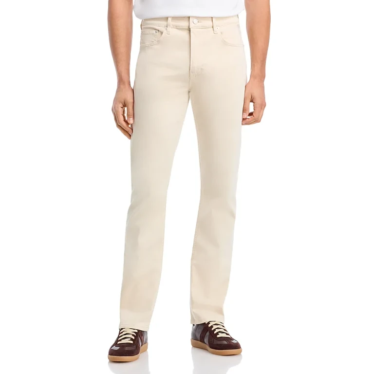 Frame Modern Straight Fit Jeans in Beige