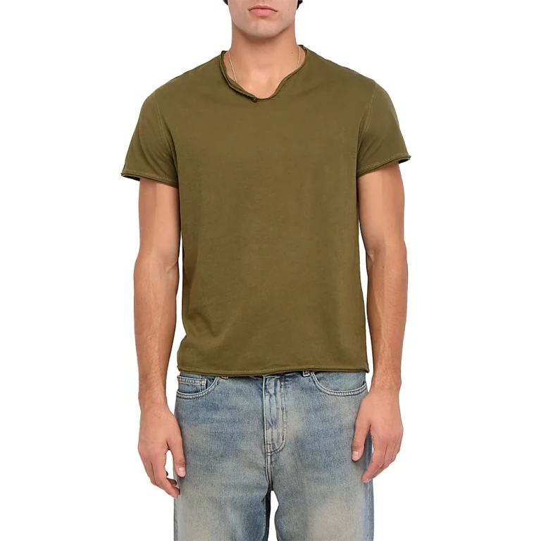 Zadig & Voltaire Monastir Volta Short Sleeve Henley Tee