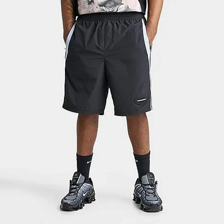 Hoodrich Men's Ryder V2 Woven Shorts in Black/Clear Sky Size: Small