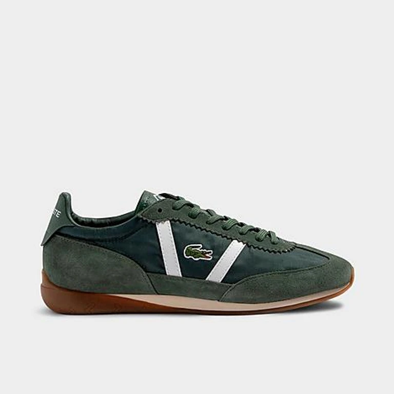 Lacoste Men's Low Pro Vintage Casual Shoes in Medium Green Size: 7.0